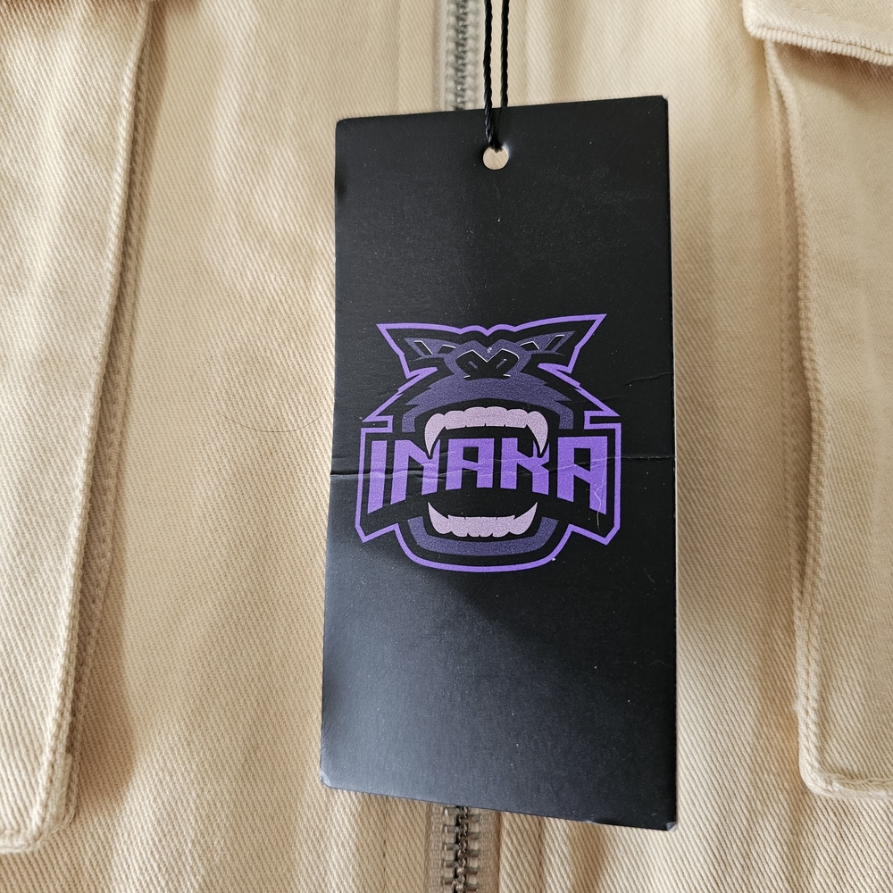 NWT Inaka Power Utility Vest Concrete Jungle Collection XL Beige Cargo Tactical - Picture 3 of 6